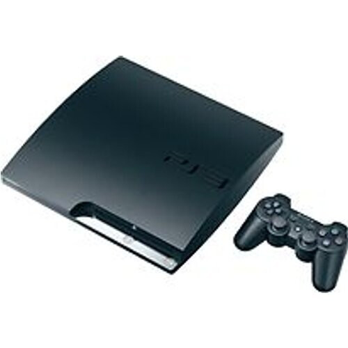 Refurbished Sony PlayStation 3 slim 120 GB  [incl. draadloze controller] zwart Tweedehands