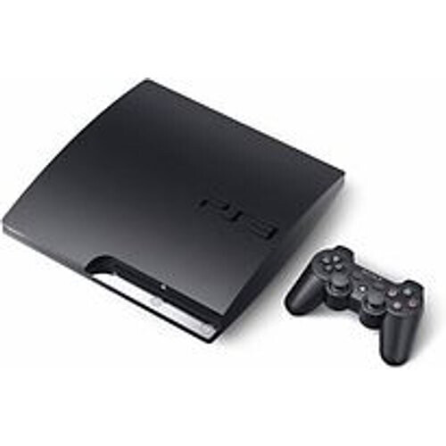 Refurbished Sony PlayStation 3 slim 320 GB [K Model, incl. draadloze controller] zwart Tweedehands