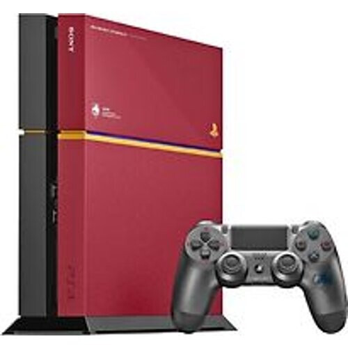 Refurbished Sony PlayStation 4 500 GB [Limited Edition Metal Gear Solid V - The Phantom Pain incl. draadloze controller, zonder game] roodzwart Tweedehands