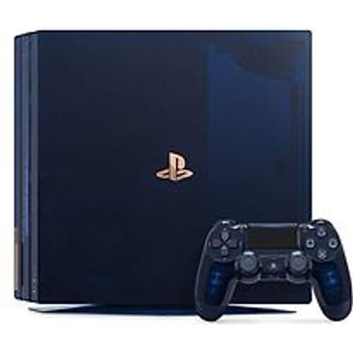 Refurbished Sony Playstation 4 pro 2 TB [500 Million Limited Edition incl. draadloze controller] blauw Tweedehands