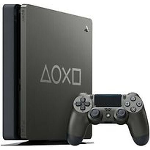 Refurbished Sony PlayStation 4 slim 1 TB [Days of Play Limeted Edition incl. Wireless Controller] steel black Tweedehands