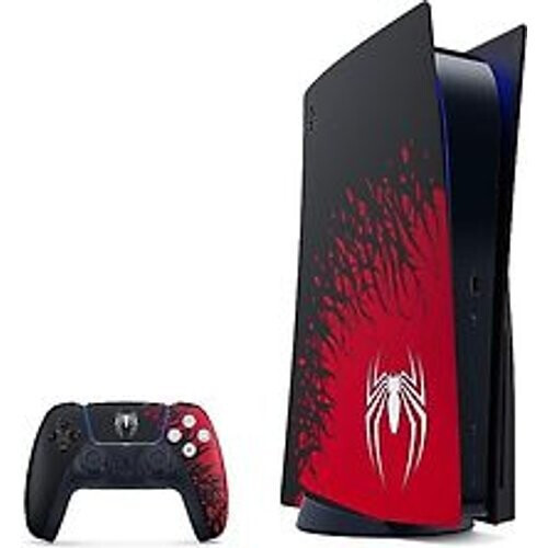 Refurbished Sony PlayStation 5 825 GB [Marvel’s Spider Man 2 Limeted Edition incl. Wireless Controller, ohne Gutschein] zwart Tweedehands