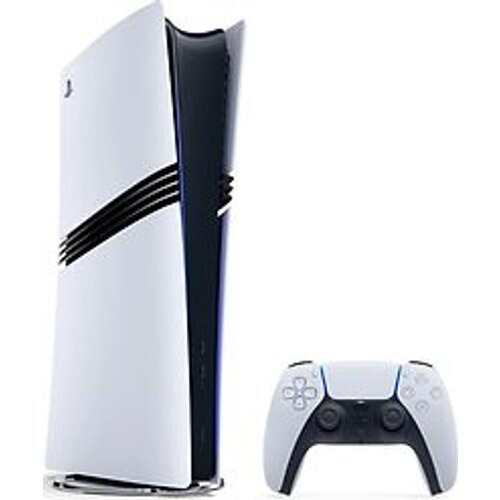 Refurbished Sony PlayStation 5 Pro 2TB [ digitale versie incl. DualSense draadloze controller] wit Tweedehands