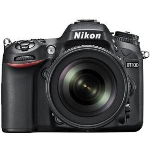 Refurbished Spiegelreflexcamera D7100 - Zwart + Nikon AF-S DX Nikkor 18-135mm f/3.5-5.6G IF-ED f/3.5-5.6 Tweedehands