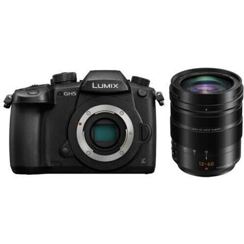 Refurbished Spiegelreflexcamera Lumix DC-GH5 - Zwart + Panasonic Lumix G Vario 14-140mm f/3.5-5.6 Asph f/3.5-5.6 Tweedehands