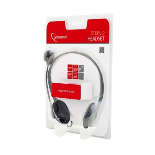 Refurbished Stereo Hoofdtelefoon met volumeregelaar, Zwart Tweedehands