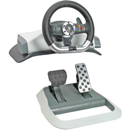 Refurbished Stuur Xbox 360 Microsoft Xbox 360 Wireless Racing Wheel Tweedehands