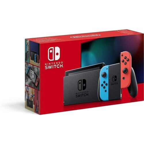 Refurbished Switch 32GB - Grijs + Mario Kart Deluxe Tweedehands