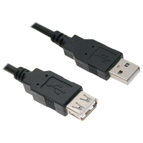 Refurbished USB 2.0 verlengkabel, A/AF, 4.5m Tweedehands