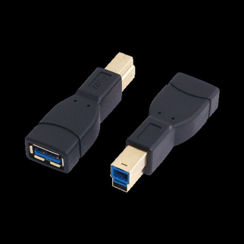 Refurbished USB 3.0 A Female to B Male Adapter, AU0018 Tweedehands