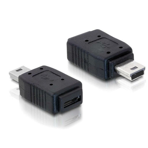 Refurbished USB micro female naar mini male adapter Tweedehands