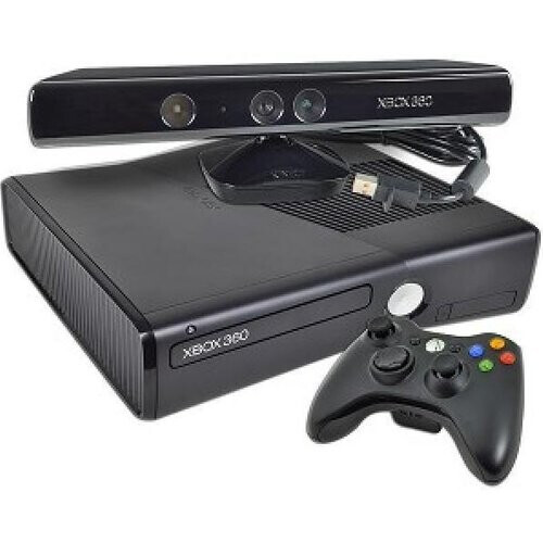 Refurbished Xbox 360 Slim - Zwart Tweedehands