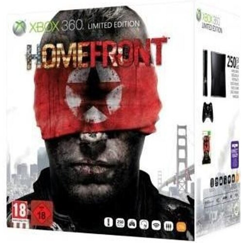 Refurbished Xbox 360 Slim - Zwart Tweedehands