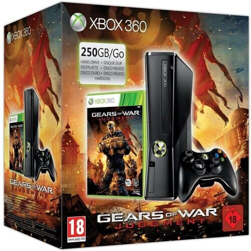 Refurbished Xbox 360 Slim - Zwart Tweedehands