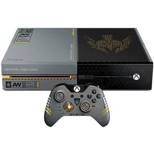 Refurbished Xbox One 1000GB - Zwart - Limited edition Advanced Warfare + Call of Duty: Advanced Warfare Tweedehands