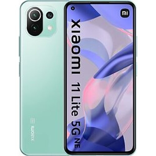 Refurbished Xiaomi 11 Lite 5G NE Dual SIM 128GB mint green Tweedehands