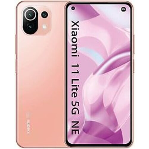Refurbished Xiaomi 11 Lite 5G NE Dual SIM 128GB peach pink Tweedehands