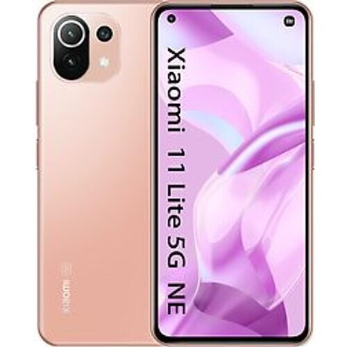 Refurbished Xiaomi 11 Lite 5G NE Dual SIM 256GB peach pink Tweedehands