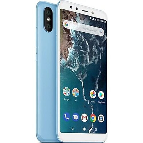 Refurbished Xiaomi Mi A2 Dual SIM 64GB blauw Tweedehands