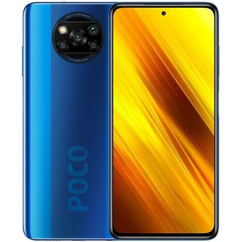 Refurbished Xiaomi Poco X3 NFC 128GB - Blauw - Simlockvrij - Dubbele simkaart Tweedehands