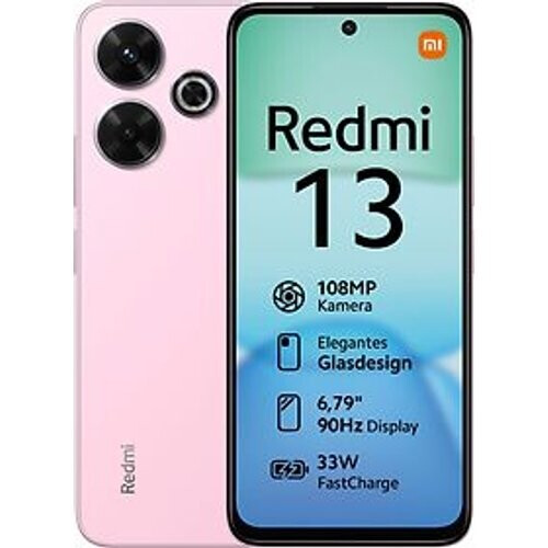 Refurbished Xiaomi Redmi 13 Dual SIM 128GB parel roze Tweedehands