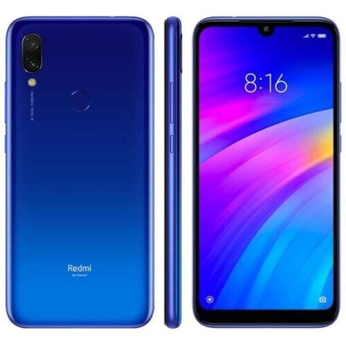 Refurbished Xiaomi Redmi 7 32GB - Blauw - Simlockvrij - Dubbele simkaart Tweedehands