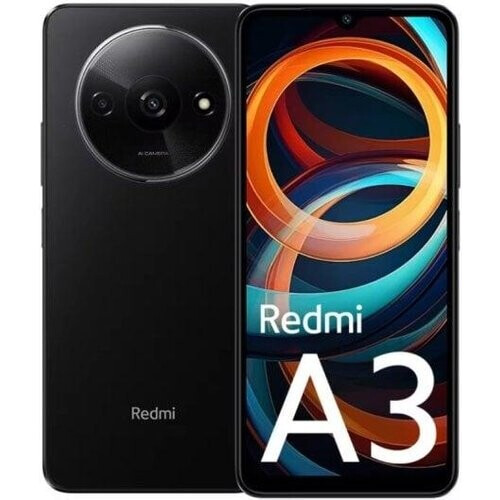 Refurbished Xiaomi Redmi A3 128GB - Zwart - Simlockvrij - Dubbele simkaart Tweedehands