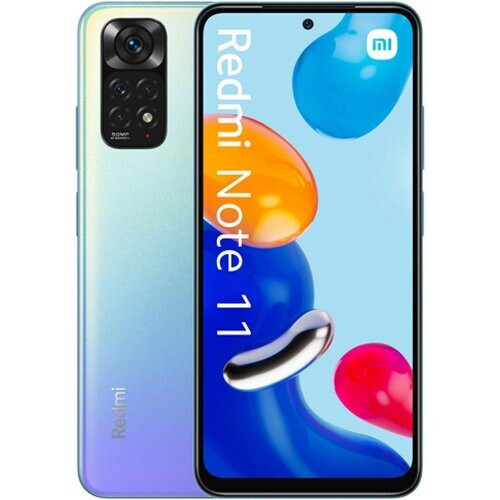 Refurbished Xiaomi Redmi Note 11 128GB - Blauw - Simlockvrij - Dubbele simkaart Tweedehands