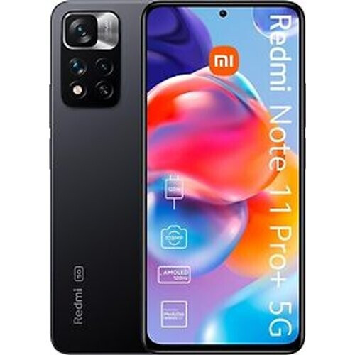 Refurbished Xiaomi Redmi Note 11 Pro Plus 5G Dual SIM 128GB grijs [8GB RAM versie] Tweedehands
