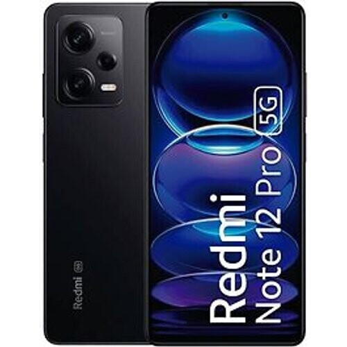 Refurbished Xiaomi Redmi Note 12 Pro 5G Dual SIM 128GB [8GB RAM versie] midnight black Tweedehands