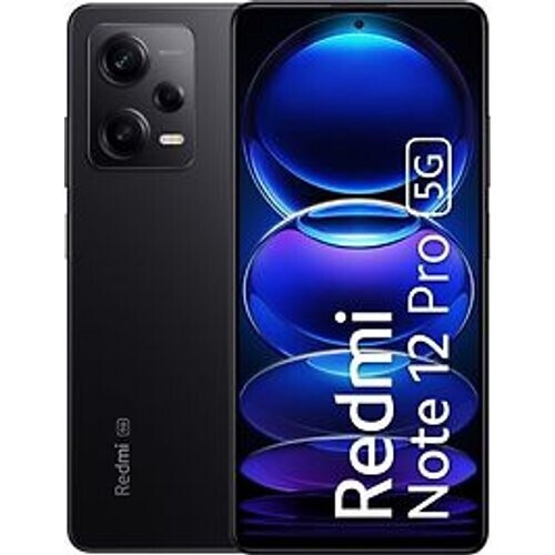 Refurbished Xiaomi Redmi Note 12 Pro 5G Dual SIM 256 GB onyxzwart [8GB RAM versie] Tweedehands