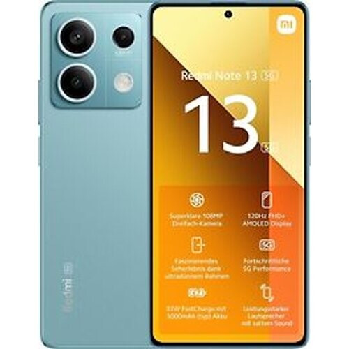 Refurbished Xiaomi Redmi Note 13 5G Dual SIM 128GB ocean teal Tweedehands