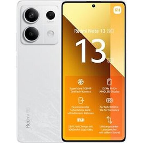 Refurbished Xiaomi Redmi Note 13 5G Dual SIM 256GB arctic white Tweedehands