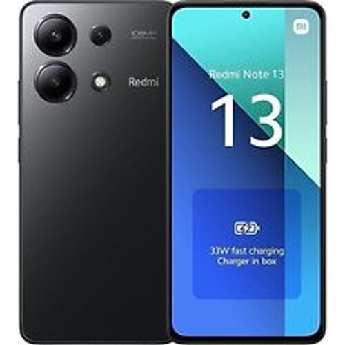 Refurbished Xiaomi Redmi Note 13 Dual SIM 128GB 8GB RAM middernacht zwart Tweedehands