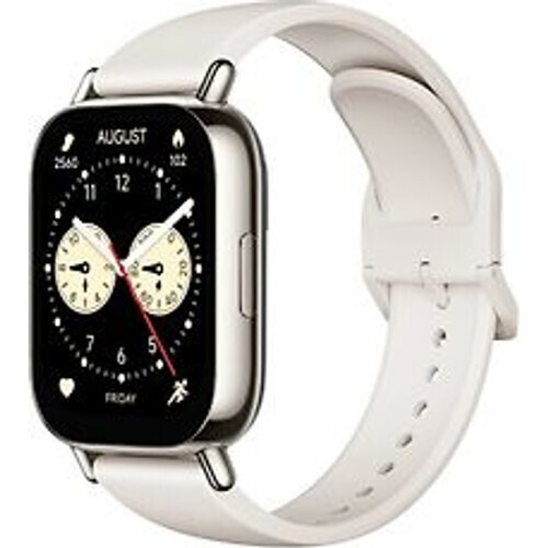 Refurbished Xiaomi Redmi Watch 5 48 mm zilver op tpu strap silver gray Tweedehands