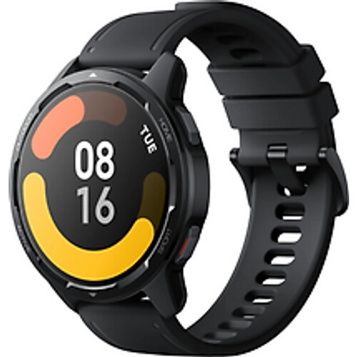 Refurbished Xiaomi Watch S1 Active 46 mm zwart op siliconen bandje zwart [wifi] Tweedehands
