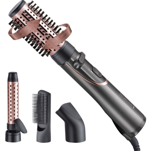 Remington AS8606 - Roterende Föhnborstel - 30mm en 40mm opzetstukken - Grijs/Rosé Tweedehands