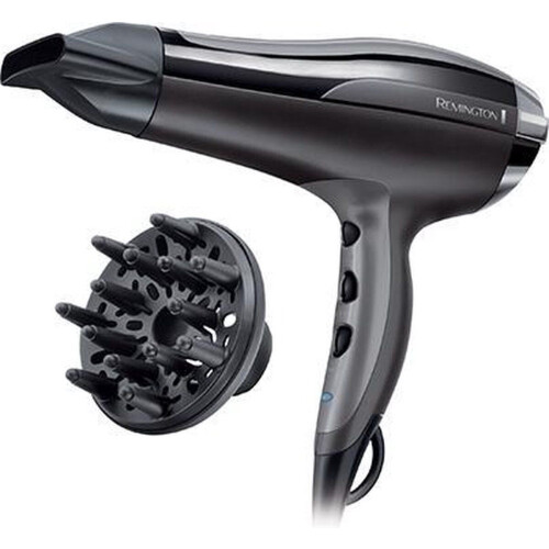 Remington D5220 Pro Air Turbo - Föhn 2400 Watt - Ionen technologie - Zwart Tweedehands
