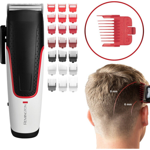 Remington Easy Fade HC500 - Tondeuse - 10 Fade-opzetkammen - Snoer/snoerloos Tweedehands
