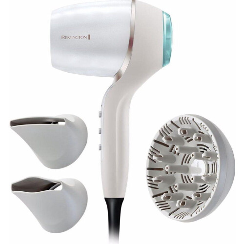 Remington Hydraluxe Pro Föhn EC9001 - Föhn - Hydracare sensor 2200 W - Wit Tweedehands