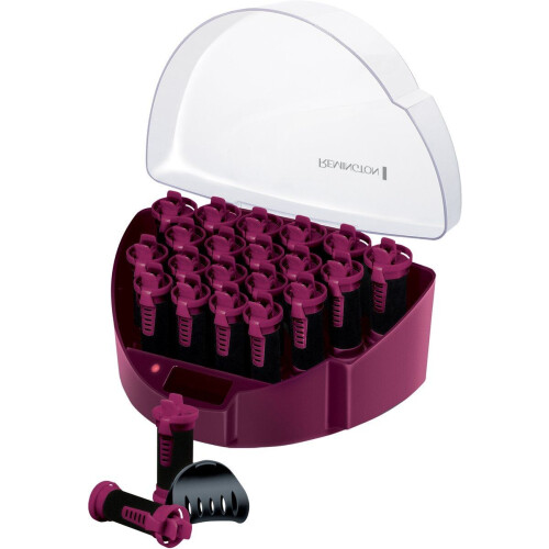 Remington KF40E - Krulset - 20 rollers in 3 maten - Paars / zwart