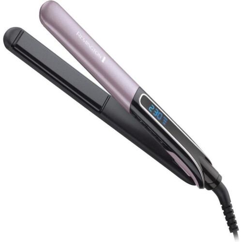 Remington S6700 - 2-in-1 Stijltang en Krultang - Zwart Titaniumkeramiek - Lila Tweedehands