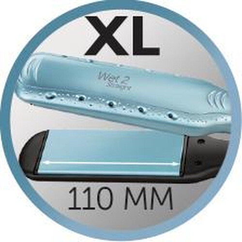 Remington S7350 Wet2Straight - Stijltang - Geschikt voor nat haar - Extra brede platen