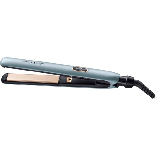 Remington Shine Therapy Pro Stijltang S9300 - Keramische coating - 9 temperatuurinstellingen - Blauw Tweedehands