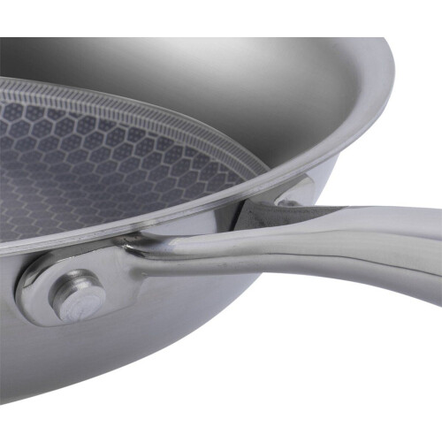 Resto Altair - KoekenpanØ24 cm - Tri-ply RVS - Hittebestendig handvat - PFAS-vrij