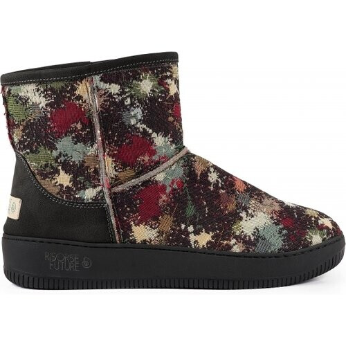 Risorse Future dames vegan Enkellaarsjes Panda Splash Donker Tweedehands