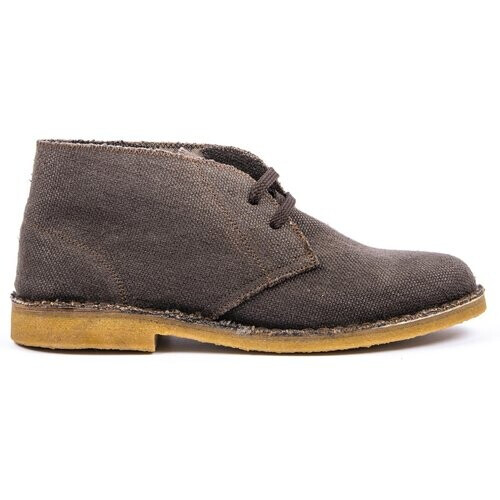 Risorse Future mannen vegan Desert Boots Donkerbruin Tweedehands