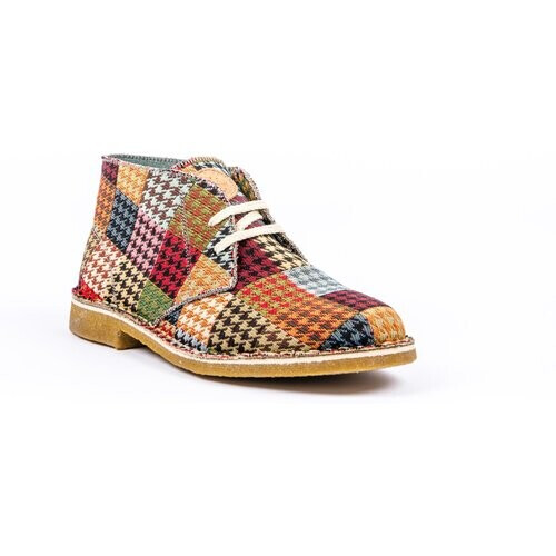 Risorse Future mannen vegan Desert Boots Houndstooth Tweedehands