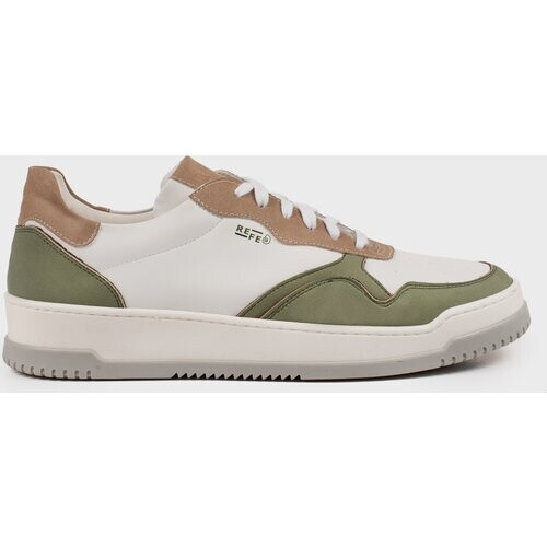 Risorse Future mannen vegan Sneakers Wave Saliegroen Camel Tweedehands