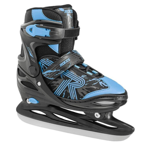 Roces Jokey Ice 3.0 - Dreng schaatsen - Warmte-gesoleerde binnenschoen - Zwart-astro blue (34-37 EU) Tweedehands
